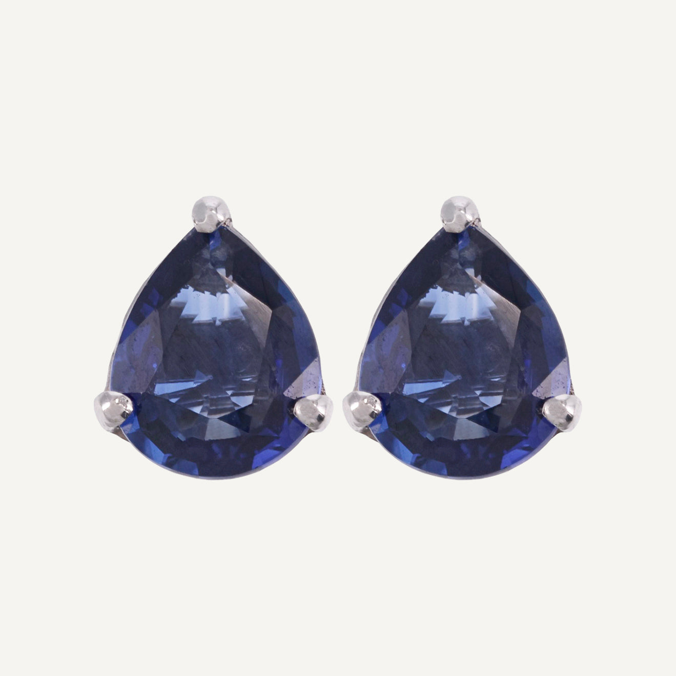 ARETE ZAFIRO GOTA ORO 18K