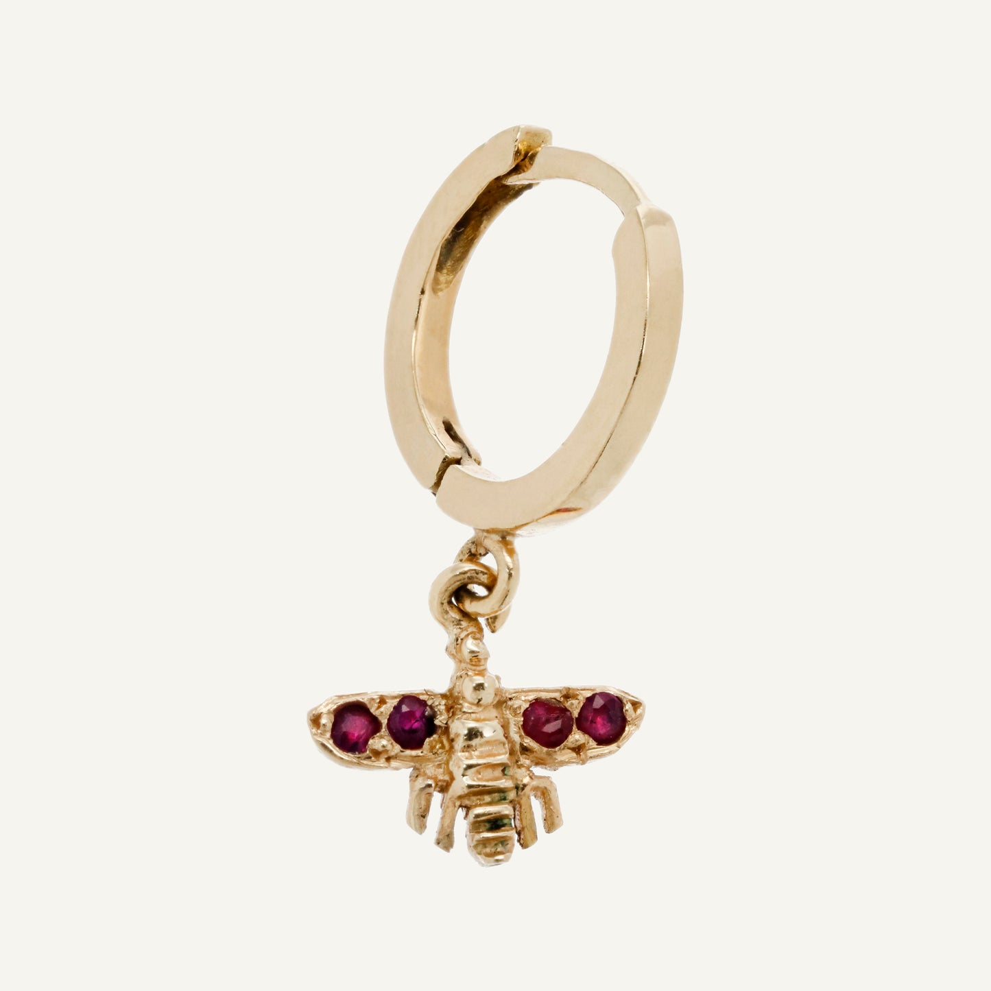 CANDONGA ABEJA RUBÍS ORO 18K