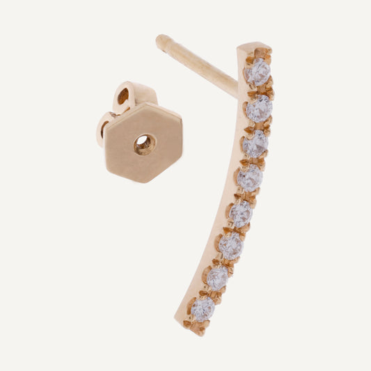 CLIMBER DIAMANTES DERECHO ORO 18K