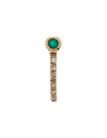 SEMIHOOP ESMERALDA Y DIAMANTES