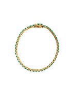 PULSERA TENNIS ESMERALDAS