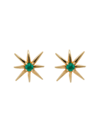 PAR DE ESTRELLAS CON ESMERALDA CENTRAL