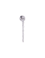 STUD DIAMANTE CON CADENA