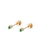 PAR DE ESMERALDAS 2MM ROSCA