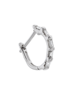 HOOP DIAMANTES BAGUETTE X5