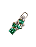 CRAWLER ESMERALDAS BAGUETTE Y DIAMANTES
