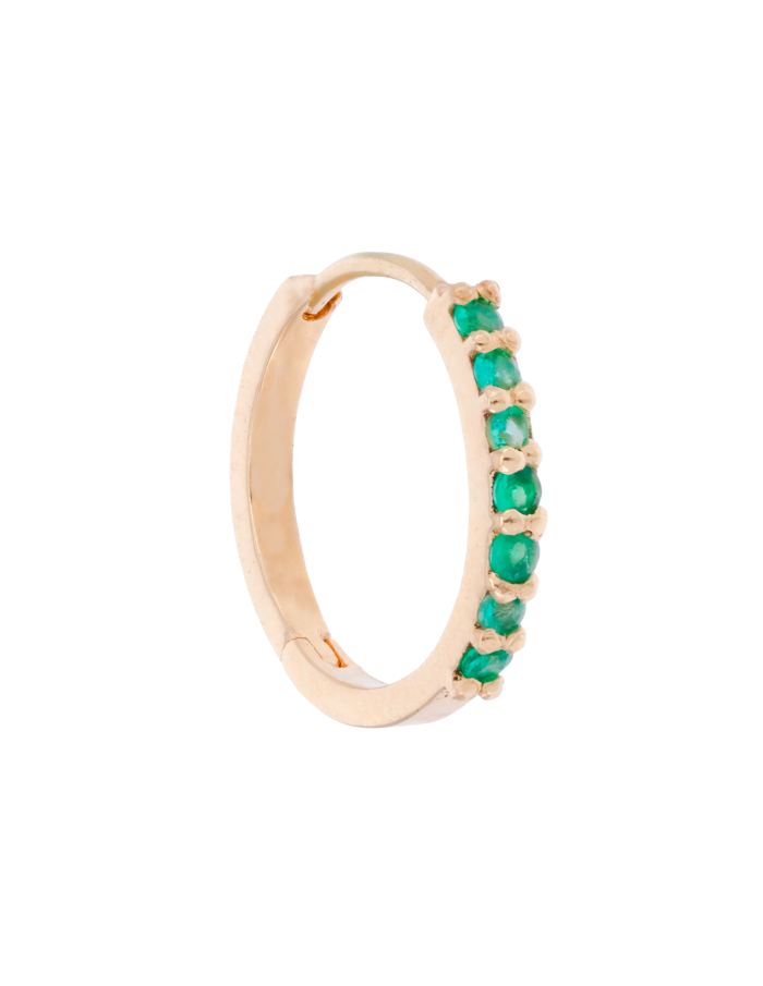 HOOP ESMERALDAS REDONDAS X7