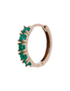 HOOP ESMERALDAS REDONDAS X5