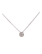 CADENA VENECIANA CON  DIAMANTE REDONDO