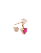 DIAMANTE CON CORAZóN RUBí