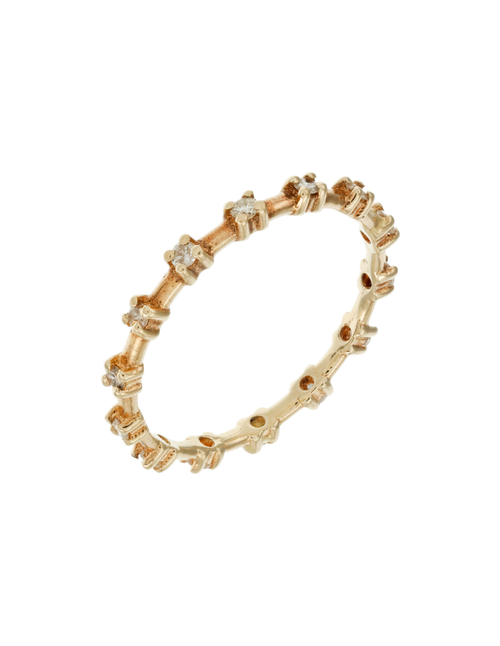 ANILLO CHISPAS DIAMANTES