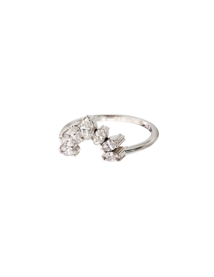 ANILLO TIARA DIAMANTES MARQUISSE