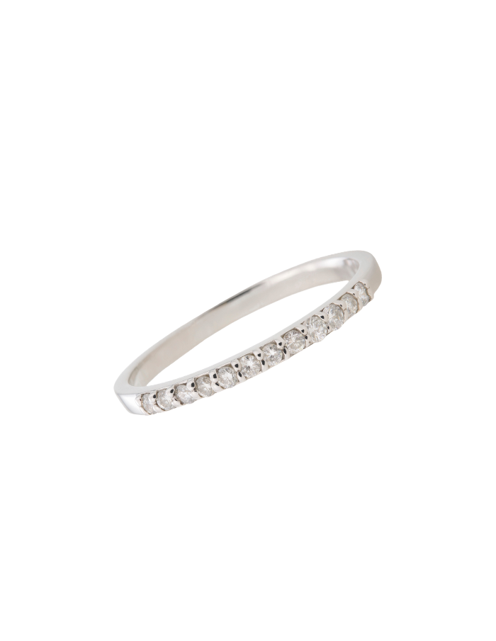 ANILLO CINTILLO 12 DIAMANTES