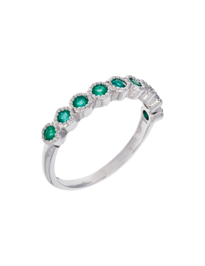ANILLO ESMERALDAS MORITAS