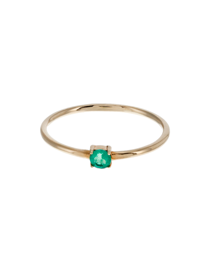 ANILLO ESMERALDA REDONDO