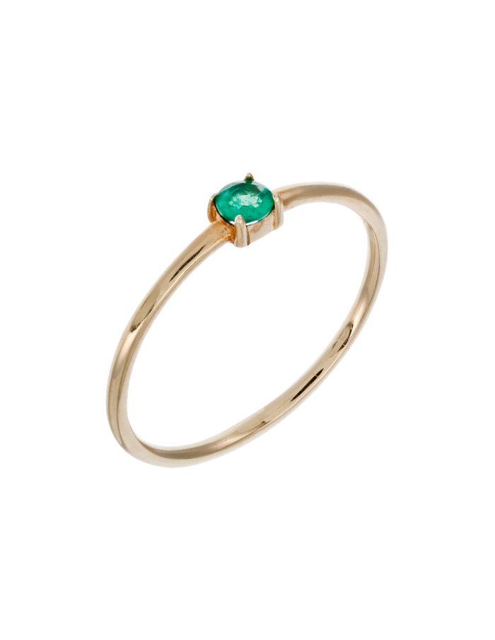 ANILLO ESMERALDA REDONDO