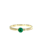 ANILLO ESMERALDA SOLITARIO