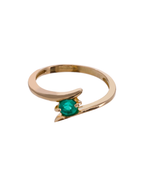 ANILLO CUCHILLA ESMERALDA