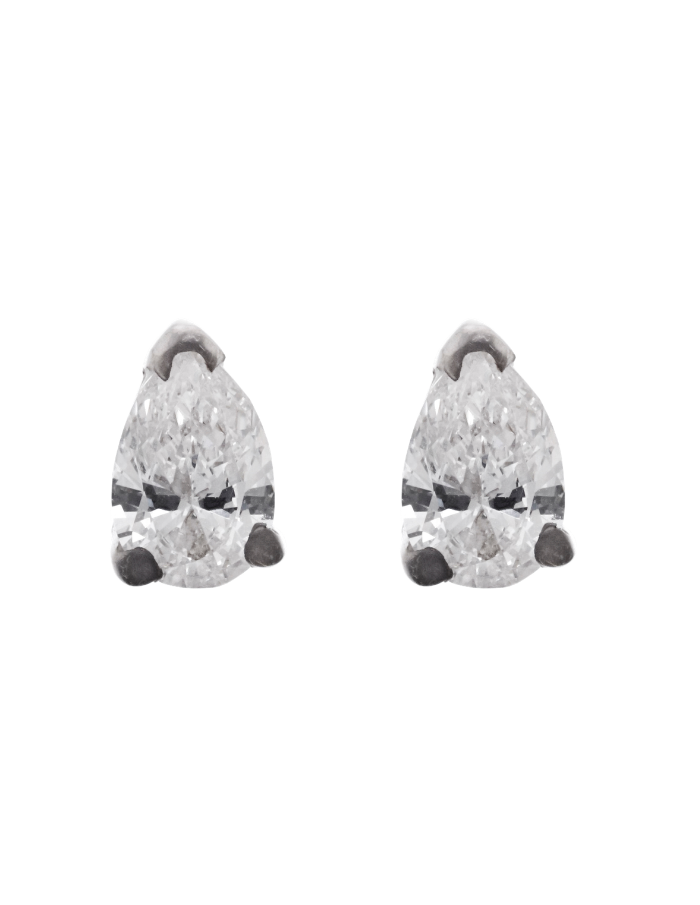 PAR DE STUDS GOTA DIAMANTE
