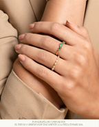 ANILLO CRAZY ESMERALDAS