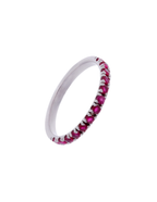 ANILLO RUBÍS REDONDOS
