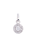 DIJE DIAMANTE HALO DIAMANTES