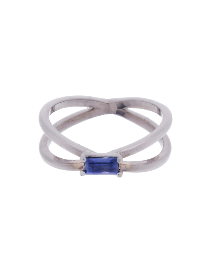 ANILLO ZAFIRO BAGUETTE