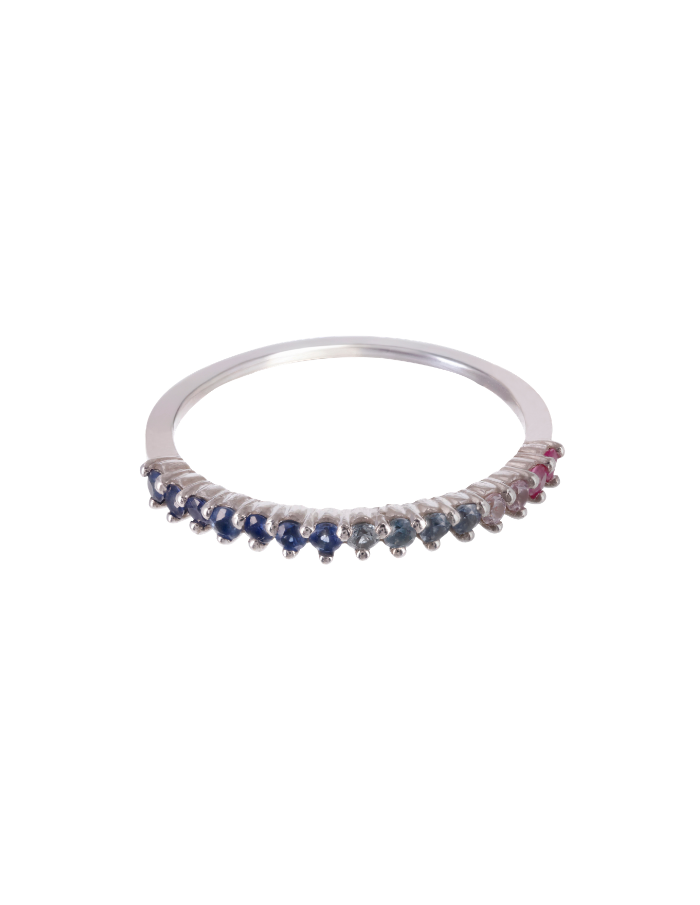 ANILLO ZAFIROS DE COLORES