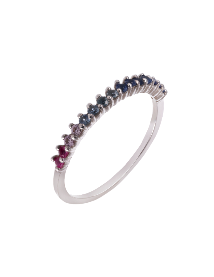 ANILLO ZAFIROS DE COLORES