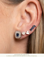 STUD DIAMANTE BAGUETTE Y REDONDO