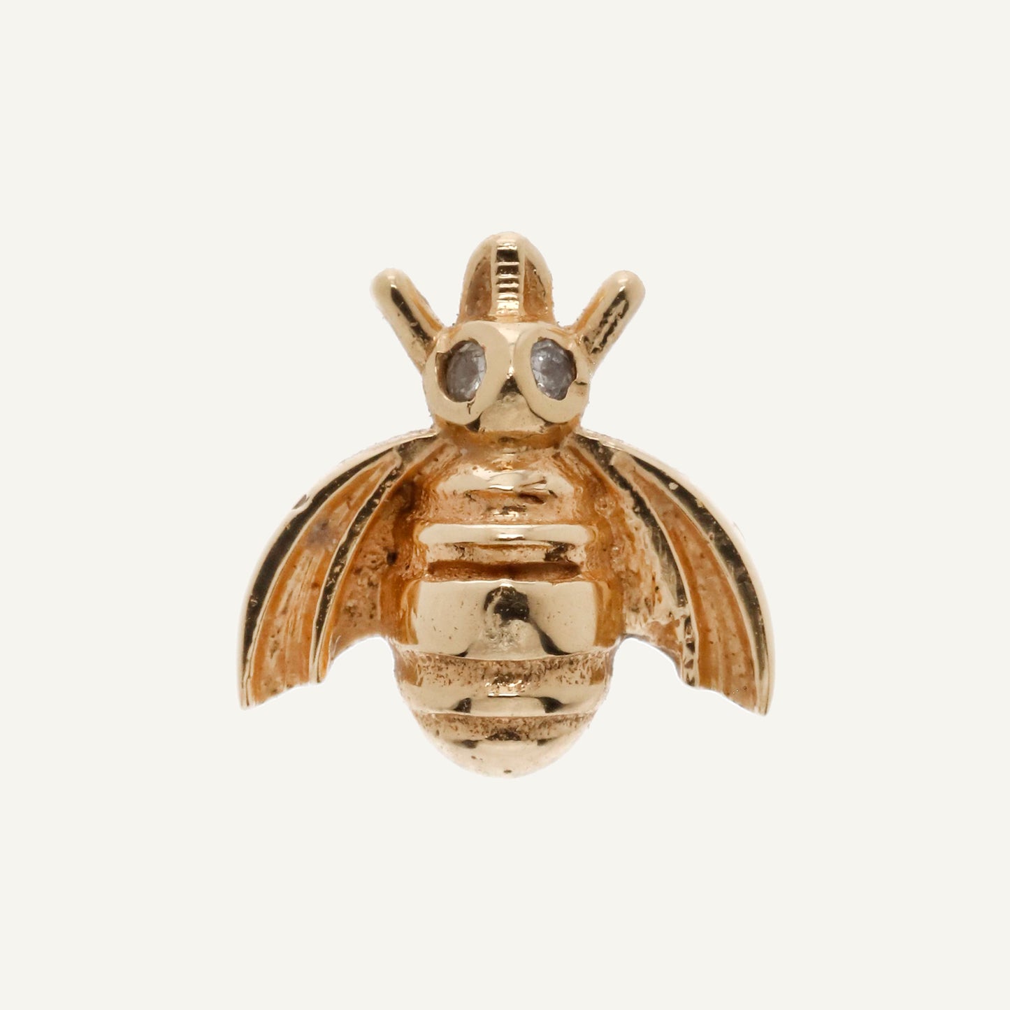 ABEJA CON DIAMANTES ORO 18K