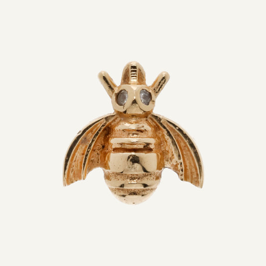 ABEJA CON DIAMANTES ORO 18K
