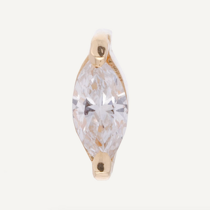 STUD MINI MARQUISE ORO 18K