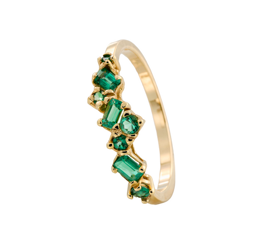 ANILLO CRAZY ESMERALDAS